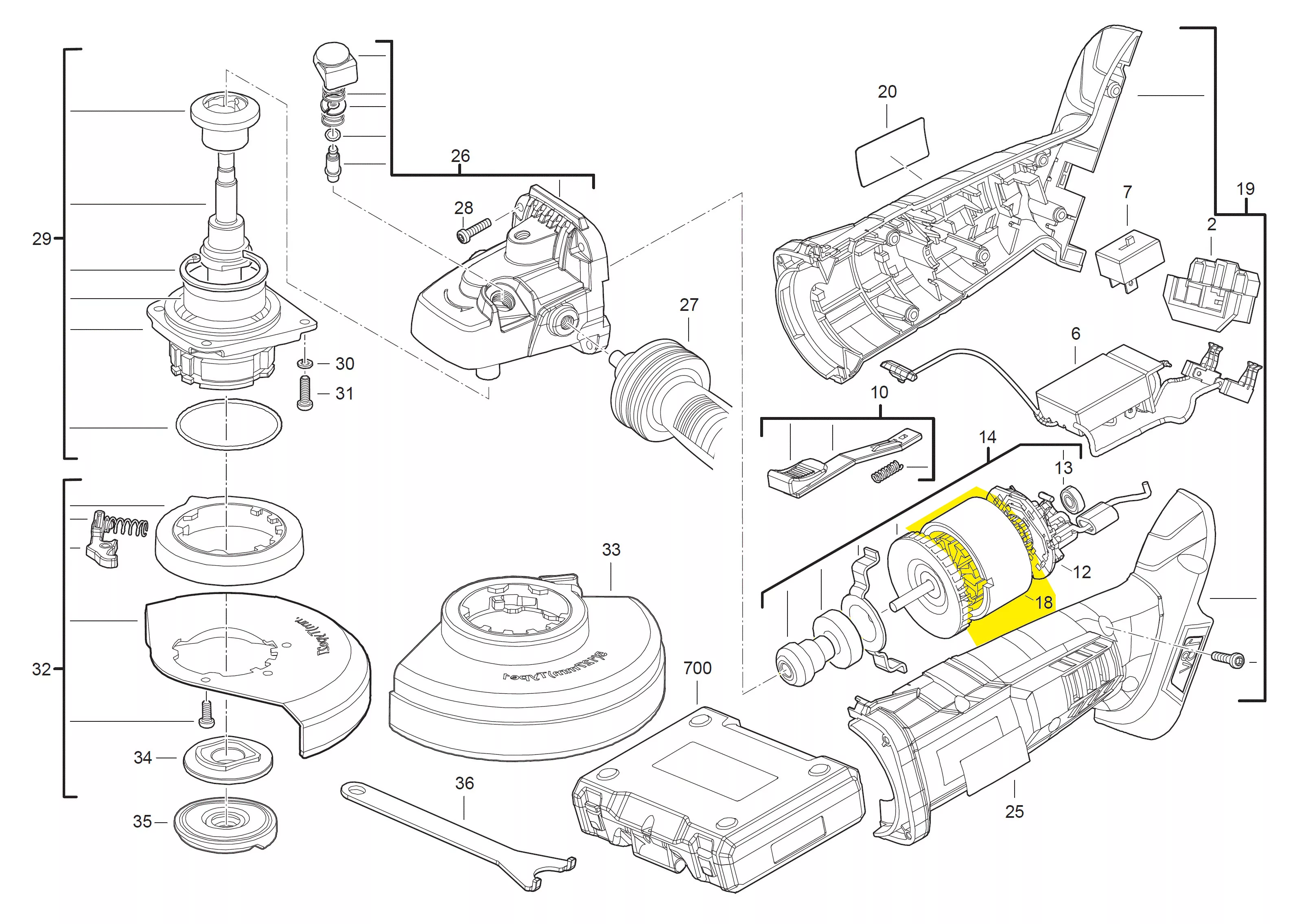 stator réf. 4931440971 AEG